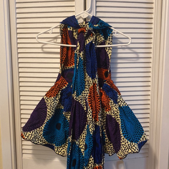Ofuure African Print Infinity Halter Top - Picture 2 of 3